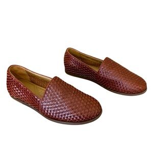 Nisolo Alejandro Woven Slip On 2.0 in woven brandy sz 11 resort wear vacation